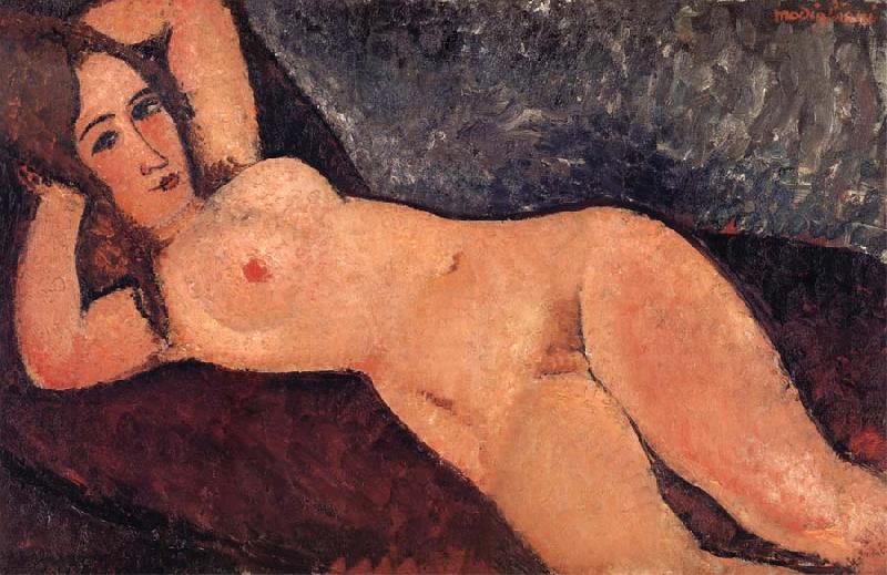 Amedeo Modigliani Nu Couche Aux Bras Leves oil painting image
